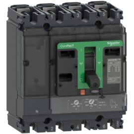 Schneider C25N6TM200 | Circuit breaker ComPacT NSX250N, 50kA at 415VAC, TMD trip unit 200A, 4 poles 3d
