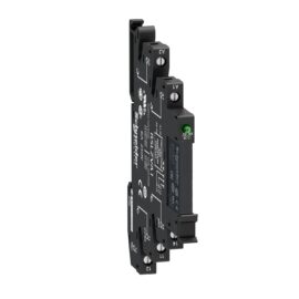 Schneider RSL1PVBU | slim relay mounted on screw socket with LED and protection circuit, 24 V