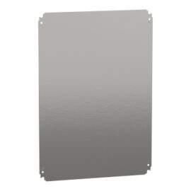 Schneider NSYMM75 | Plain mounting plate H700xW500mm made of galvanised sheet steel