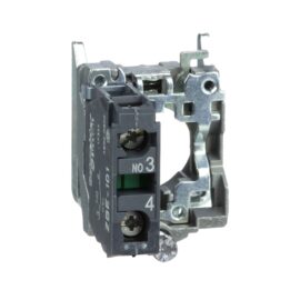 Schneider ZB4BZ101 | Single contact block with body/fixing collar, metal, screw clamp terminal, 1 NO