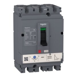 Schneider LV525302 Easypact | circuit breaker EasyPact CVS250B, 25 kA at 415 VAC, 200 A rating thermal magnetic TM-D trip unit, 3P 3d