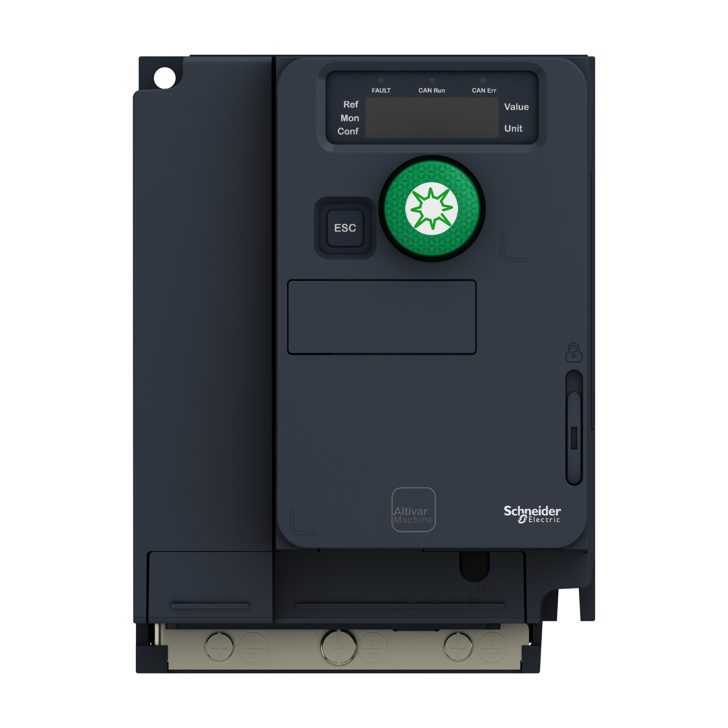 Schneider ATV320U07N4C412 | Variable speed drive, Altivar Solar, 0.75kW, 380 to 500V, 3 phases, compact