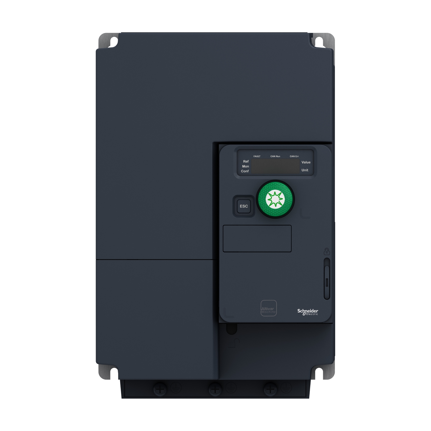 Schneider ATV320U75N4C412 | Variable speed drive, Altivar Solar, 7.5kW, 380 to 500V, 3 phases, compact