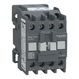 Schneider LC1E0610M5 | Contactor,Easy TeSys Control,LC1E,3P(3NO),AC-3/AC-3e,<=440V,6A,220V AC coil,50Hz,1NO auxiliary contact