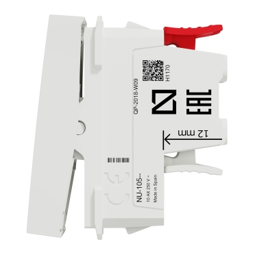 Schneider NU310518 | Switch, New Unica, intermediate, 10AX, 1 module